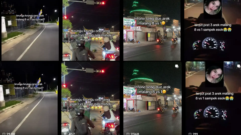 Apa isi Video Malang 8 Vs 1 di akun @tomen? Pertanyaan tersebut ramai dicari pengguna TikTok setelah istilah “Malang 8 Vs 1” menjadi perbincangan di media sosial