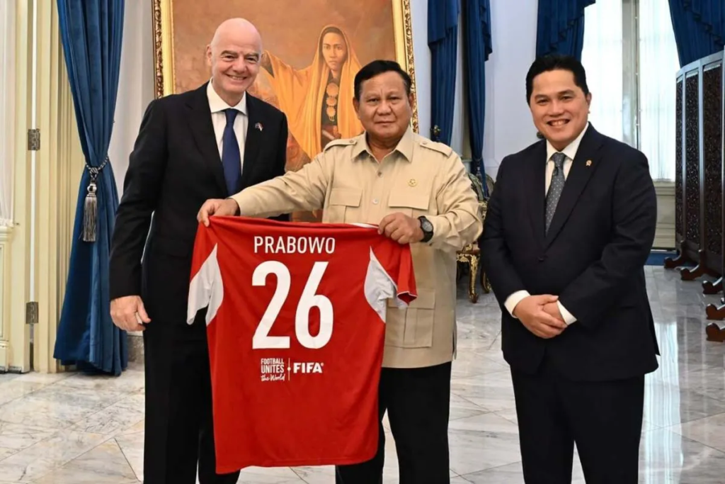 Di Depan Presiden FIFA, Prabowo Sesumbar Bangun Ekosistem Sepak Bola hingga Daerah